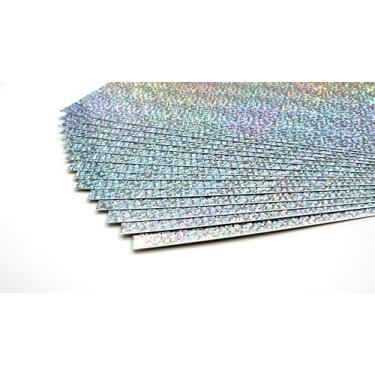 Imagem de TGXRZX Papel cartolina metálico, cartolina holográfica, tamanho 20 x 28 cm (250 gsm), 15 peças, placa de folha dourada com acabamento espelhado para artesanato, convites e decorações, corte e plotter,
