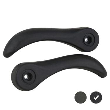 Imagem de APPERFiT Alavanca reguladora de assento reclinável preta (par) compatível com Chevy Blazer Colorado S10 SSR, GMC Canyon Jimmy Sonoma, Hummer H3, Oldsmobile Bravada 89041697 89041700