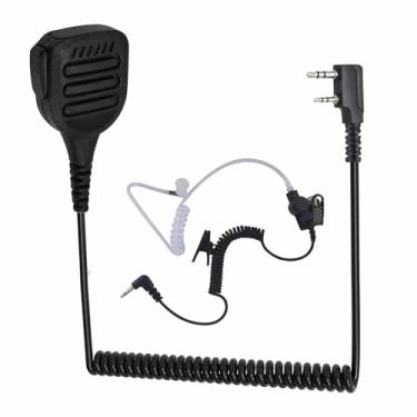 Imagem de WODASEN Microfone de alto-falante UV-5R UV-82 UV-82HP Walkie Talkie BF-888S BF-F8HP Microfone de mão à prova d'água IP65 para Baofeng UV5R AR-152 Archsell AR-5 Retevis RT17 RT19 RT21 RT22 RT27