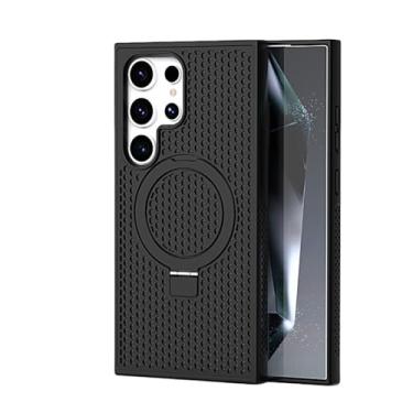 Imagem de Capa fosca para Samsung S24 S23 S22 Plus Ultra S23 FE Capa magnética para Samsung S23 Ultra 24 Plus Acessórios à prova de choque Capa para PC, preta, para Samsung S23Plus