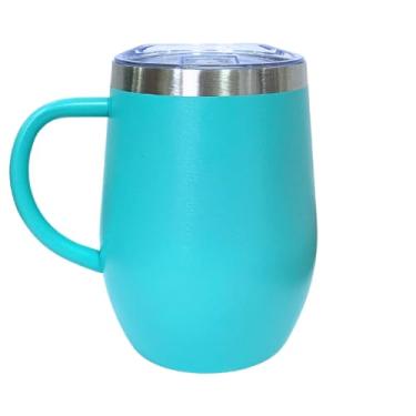 Imagem de Caneca Térmica com Tampa em Acrílico 360ml Cor Verde Água
