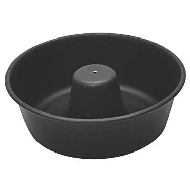 Imagem de Tramontina 20062024 Forma para Bolo de Alumínio com Revestimento Interno Antiaderente, Grafite, 24 cm