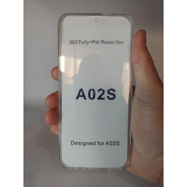 Imagem de Capa 360 Para Samsung Galaxy A02S (Tela de 6.5) Capinha Case Frente e 