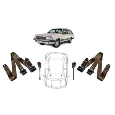 Imagem de Par de Cintos de Segurança 3 pontos Del Rey+ Par de Fechos - HCML, Mar