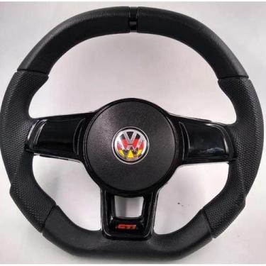 Imagem de Volante Sport Preto Gol Saveiro Voyage G5 G6 Fox Golf Polo - Volkswage