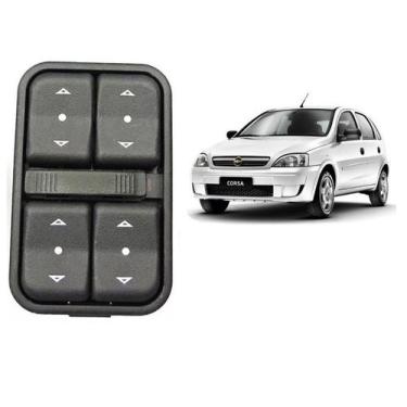 Imagem de Botao Vidro Eletrico Novo Corsa Sedan Hatch Maxx Quadruplo - Sp. Repos