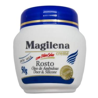 Imagem de Magilena Creme Hidratante Facial Óleo de Amendoas 50g
