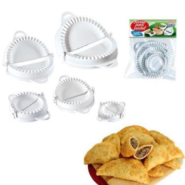 Imagem de Kit 05 Fechador Modelador Forma Cortador De Pastel Risóles Esfirra - L