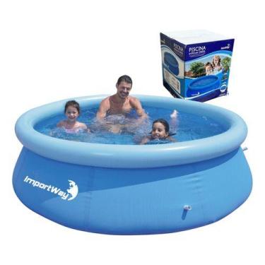 Imagem de Piscina com borda inflavel 2490l importway iwpbi2490