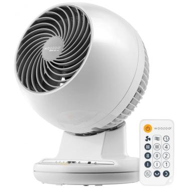 Imagem de Ventilador de Mesa Portátil 3 Velocidades, com Controle Remoto, Silencioso, 5V, IRIS USA, INC. 586804, Branco