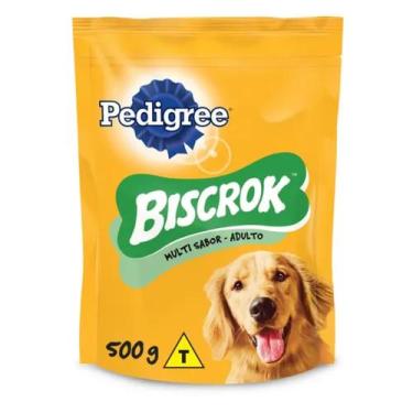 Imagem de Petisco para Cães Adultos Pedigree Biscrok Multi Pouch 500g - Pedigree