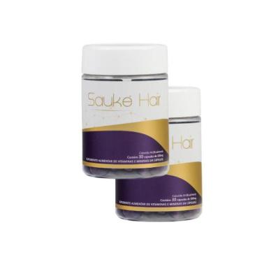 Imagem de Sauké Hair 2 Capsulas Para Cabelos Nutrição Capilar Unisex - Sauke Bea