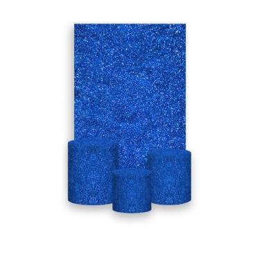 Imagem de Painel De Festa Vertical 1,50 x 2,20 + Trio De Capas Cilindro - Efeito