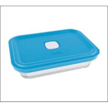 Imagem de Tigela De Vidro Com Tampa Facilita Vap 750Ml 03 Pote Médio - Nadir Fig