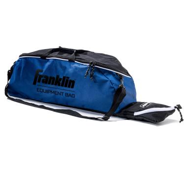 Imagem de Franklin Sports Bolsa de beisebol juvenil para taco de softbol - meninos + meninas camiseta bola para crianças - morcego júnior + bolsa de equipamento - azul marinho