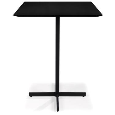 Imagem de Mesa Bistrô Bromélia em Aço Carbono Preto - Drop mobiliário