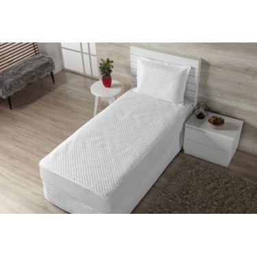Imagem de Protetor de Colchão Impermeável Solteiro 01 Peça Branco - Beatriz Baby
