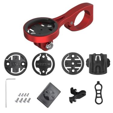Imagem de Suporte GPS para barras aerodinâmicas - Suporte de computador para bicicleta TT de 22,2 mm para Garmin Aero Bar compatível com Garmin GPS Bike Computer, para Wahoo, Bryton, para CatEye, GoPro Full