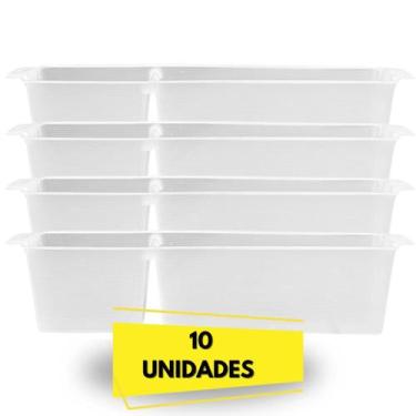 Imagem de 10 Unidades de Alimentador Bipartido 3L- Apicultura - SR APICULTURA