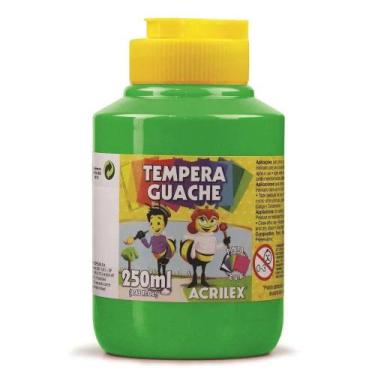 Imagem de Tempera Guache 250ml 510 Verde Folha - Acrilex