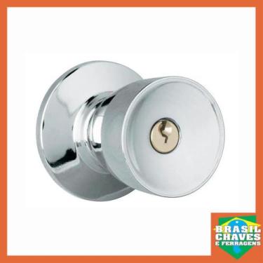 Imagem de Fechadura para Porta de Escritório Tubular 0360.91 Inox Polido Soprano