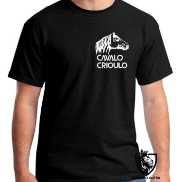 Imagem de Camiseta cavalo crioulo gaucho  Blusa criança infantil juvenil adulto 