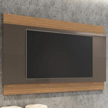 Imagem de Painel para tv expand 2,20 casa d cinza perola/noce - Village Móveis