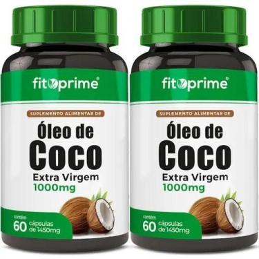 Imagem de Kit 2x Óleo de Coco Extra Virgem 60 Cápsulas - FitoPrime