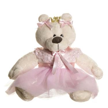 Imagem de Ursa Bailarina Rosa Quarto Bebê Infantil Menina - Potinho de Mel