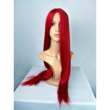 Imagem de Peruca Vermelha Lisa Orgânica  - Central Hair