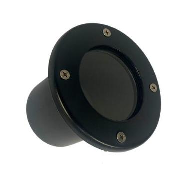 Imagem de Kit 5 Embutido De Solo Gu10 Mr16 Preto - Iluminar Ambiente