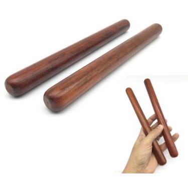 Imagem de Par Clave 25cm Madeira Redwood Mxp Cla25