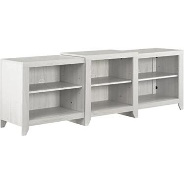 Imagem de Crosley Furniture Suporte de TV Ronin 69" perfil baixo, branco
