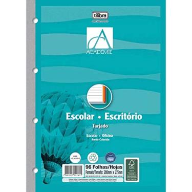 Imagem de Bloco para Fichário Universitário, Tilibra 12.291-2, Multicor, Pacote com 10 Unidades