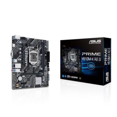 Imagem de Placa Mãe Asus H510m-k Prime / Soquete Lga1200 Ddr4 Usb 3.2, Preto