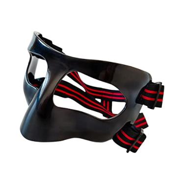Imagem de Dynwave Máscara Facial Esportiva Protetor Facial Com Alça Elástica Proteção Nasal Unissex Vôlei Estilo Livre Karatê Futebol