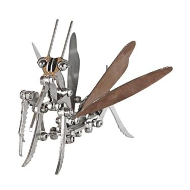 Imagem de Esquirla Quebra-cabeça de metal 3d, modelo de louva-a- mecânico, ornamento de mesa para armário, presente de aniversário de natal, decoração de casa