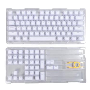 Imagem de Vomeko 113 teclas PBT teclas, teclas de teclado mecânico mudo de altura original DIY profissional, para 61 64 68 72 82 84 87 104 108 teclas teclado mecânico (Blu Pervinca)