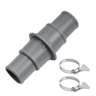 Imagem de TidyMister Conector adaptador de mangueira de piscina, acoplamento de 3,5 cm ou 3,5 cm, adaptador de mangueira de vácuo de piscina de plástico para aspiradores de piscina, limpadores ou mangueiras de