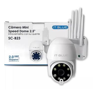Imagem de Câmera De Sgurança Ip Wifi 1080p 5 Antenas-it-blue