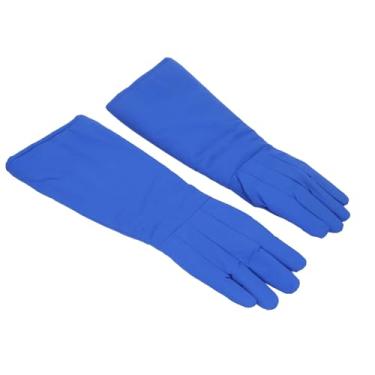Imagem de Luvas Criogênicas 320℉ Luvas Resistentes Ao Frio Nitrogênio GNL 58cm, Luvas Criogênicas para Nitrogênio Líquido, NH3, Estação de Enchimento de GNL, Campos Industriais, Gelo Seco,