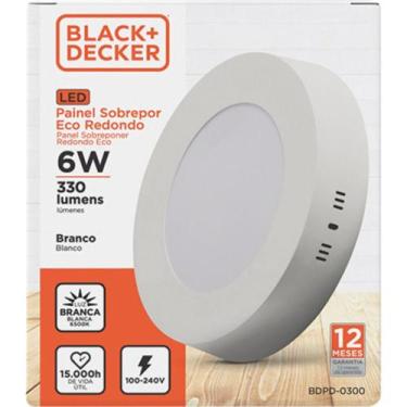 Imagem de Luminaria Led Sob Red 06W 6500K 11Cm B_D Eco - BLACK & DECKER