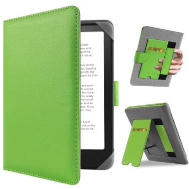 Imagem de HoYiXi Capa universal para Kindle Paperwhite/Colorsoft 2024 de 7,8 polegadas, compatível com 17.3 cm Paperwhite Kobo Clara HD/Kobo Clara 2E eReader, capa protetora com suporte dobrável, bolso