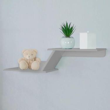 Imagem de Prateleira Zig Zag 72cm Em Mdf Para Quarto De Bebê  - LuckBaby Store, 