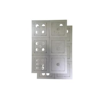 Imagem de Cupons de prática de soldagem grandes de 24 peças, calibre 18, para iniciantes e kit de treinamento de prática.