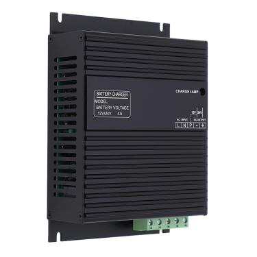 Imagem de Gerador QANYEGN, carregador de bateria, carregador de grupo gerador inteligente de liga de alumínio com proteção universal contra sobrecarga com proteções e indicadores LED 12V 24V (ZH-CH2804A)