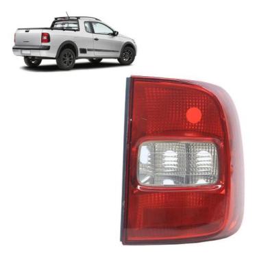 Imagem de Lanterna Traseira Saveiro G5 G6 2009 até 2016 Bicolor Rubi - JCV Lante