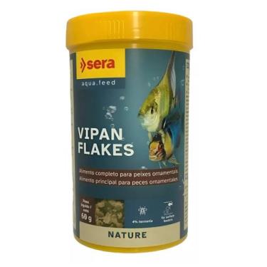 Imagem de Ração Para Peixes Ornamentais Sera Vipan Flakes Nature 60g