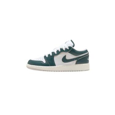 Imagem de Big Kids Air Jordan 1 Low (GS), Verde oxidado/branco/vela/verde oxidado, 18