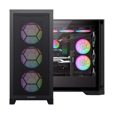 Imagem de Gabinete Gamer Full Tower Atx Vidro Leader Preto